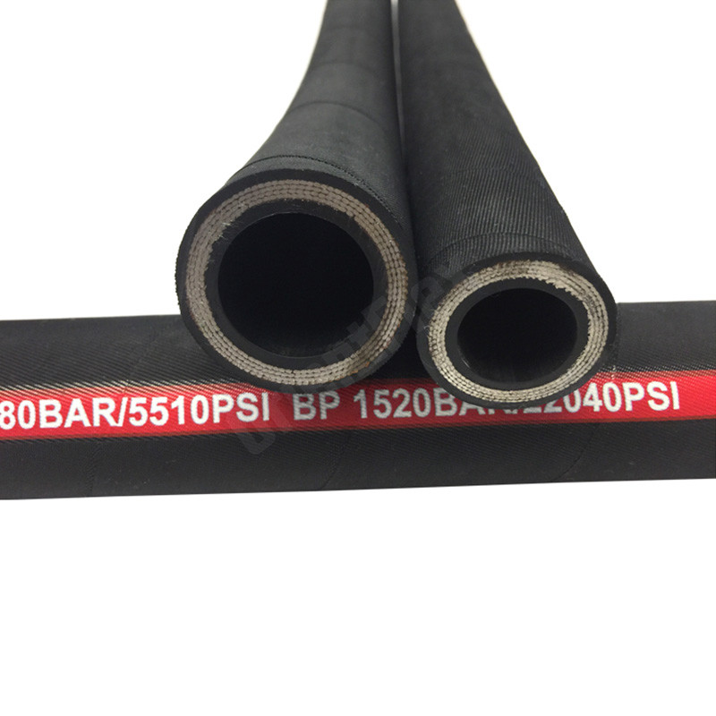 SAE 100 R12 Hydraulic Hose with Anti-Wear PVC Tubing